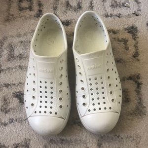 White sz 1 native shoes